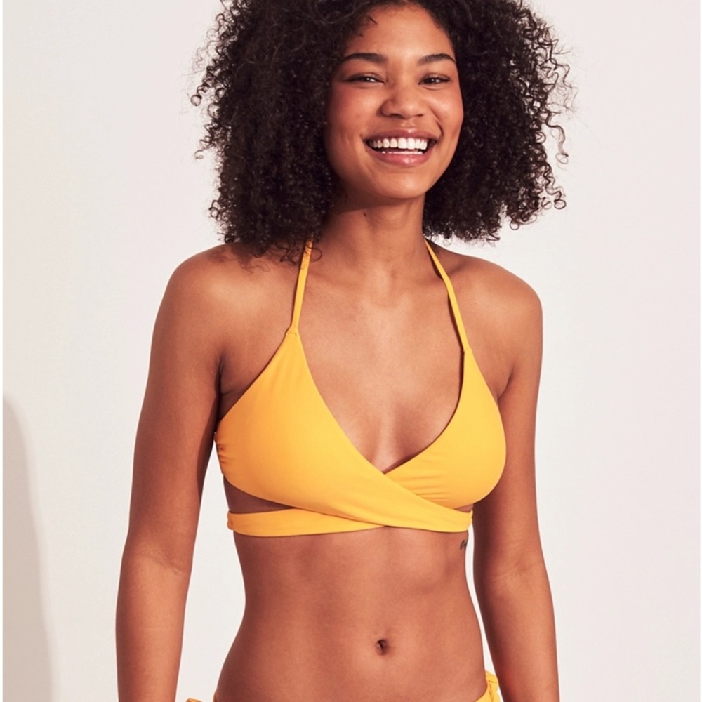 Hollister Orange Bikini Top